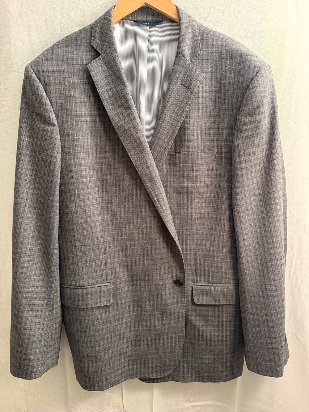 Brooks Brothers Gray Glen Plaid Sport Coat 48R